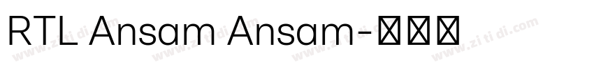 RTL Ansam Ansam字体转换